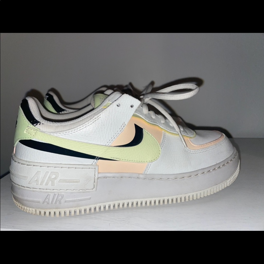 2020 Wmns Air Force 1 Shadow 'White Crimson Tint' SIZE 10.5